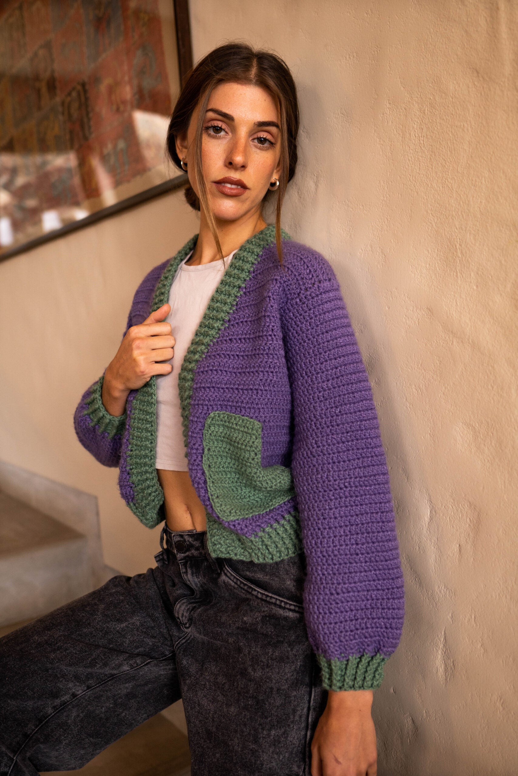 Saquito Vane Morado