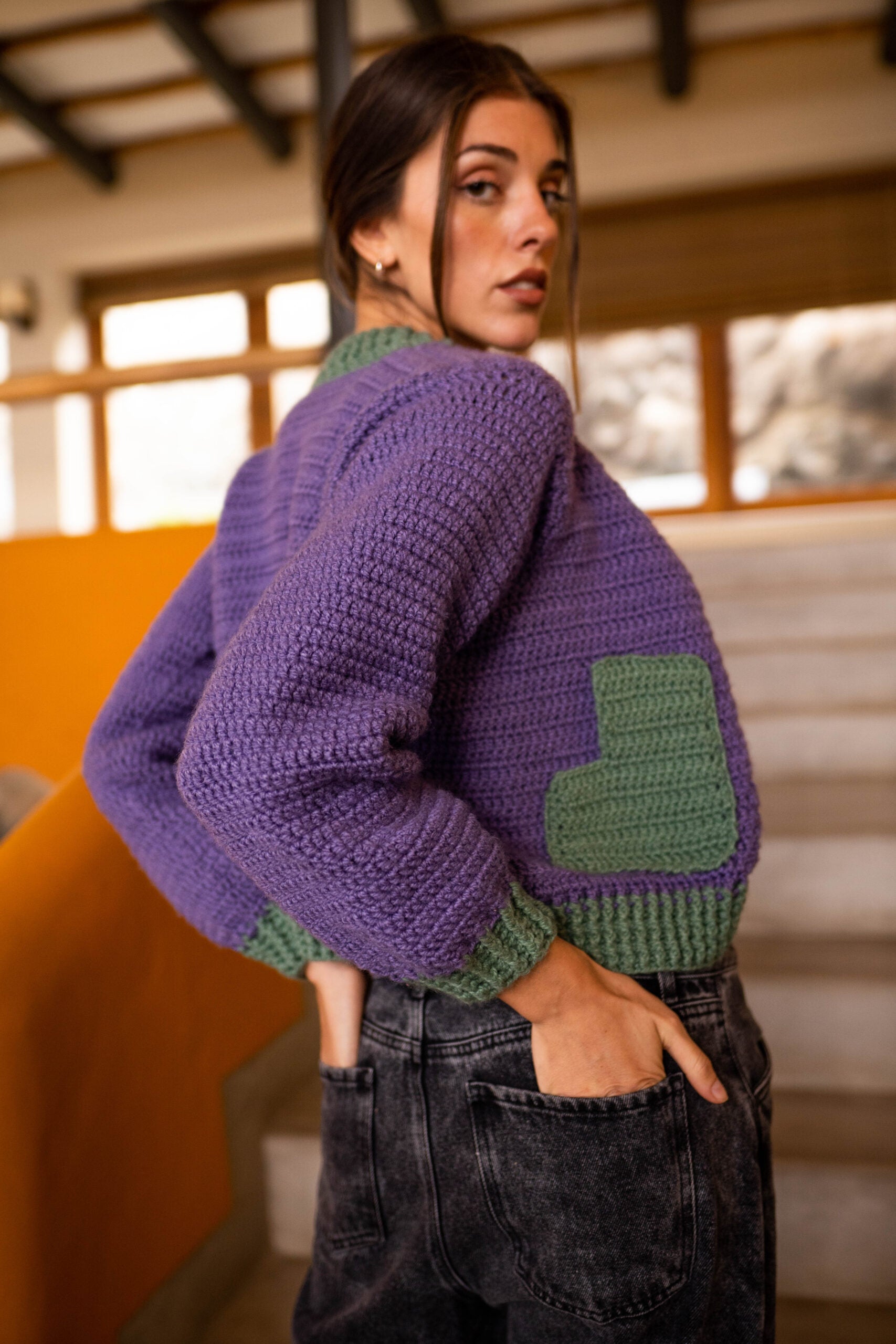 Saquito Vane Morado
