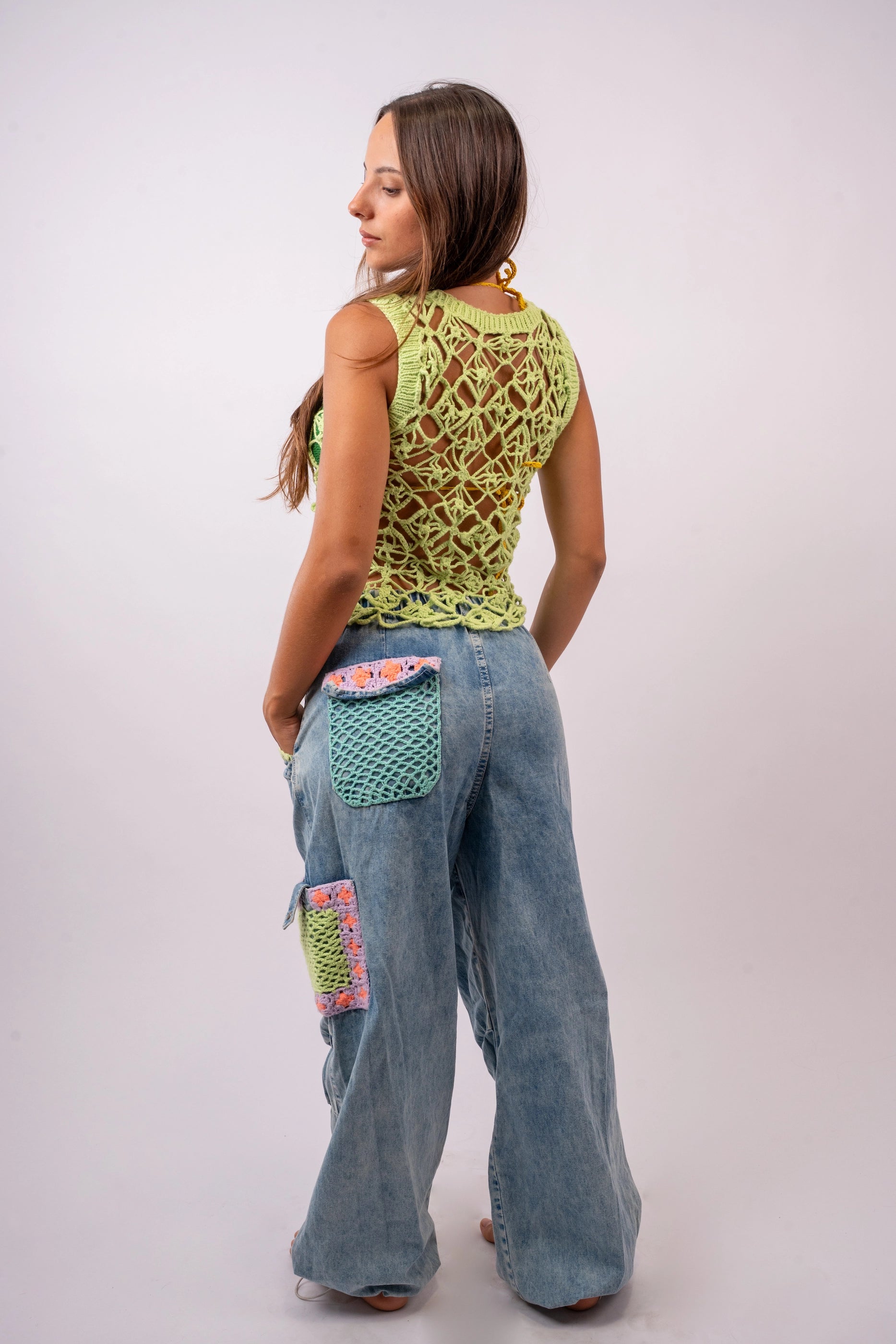Pantalon Jean Parachute