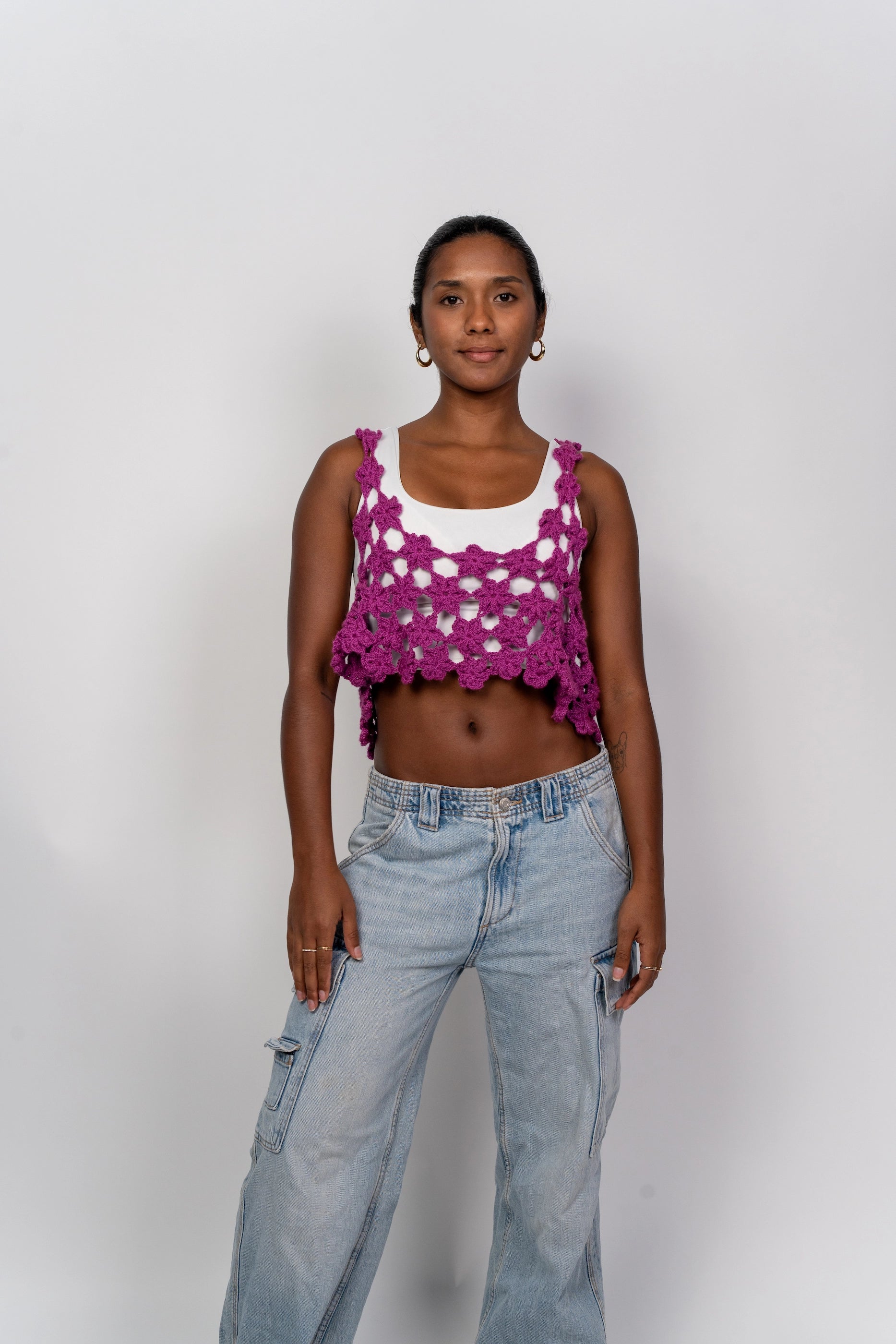 Top Morado Florsitas L