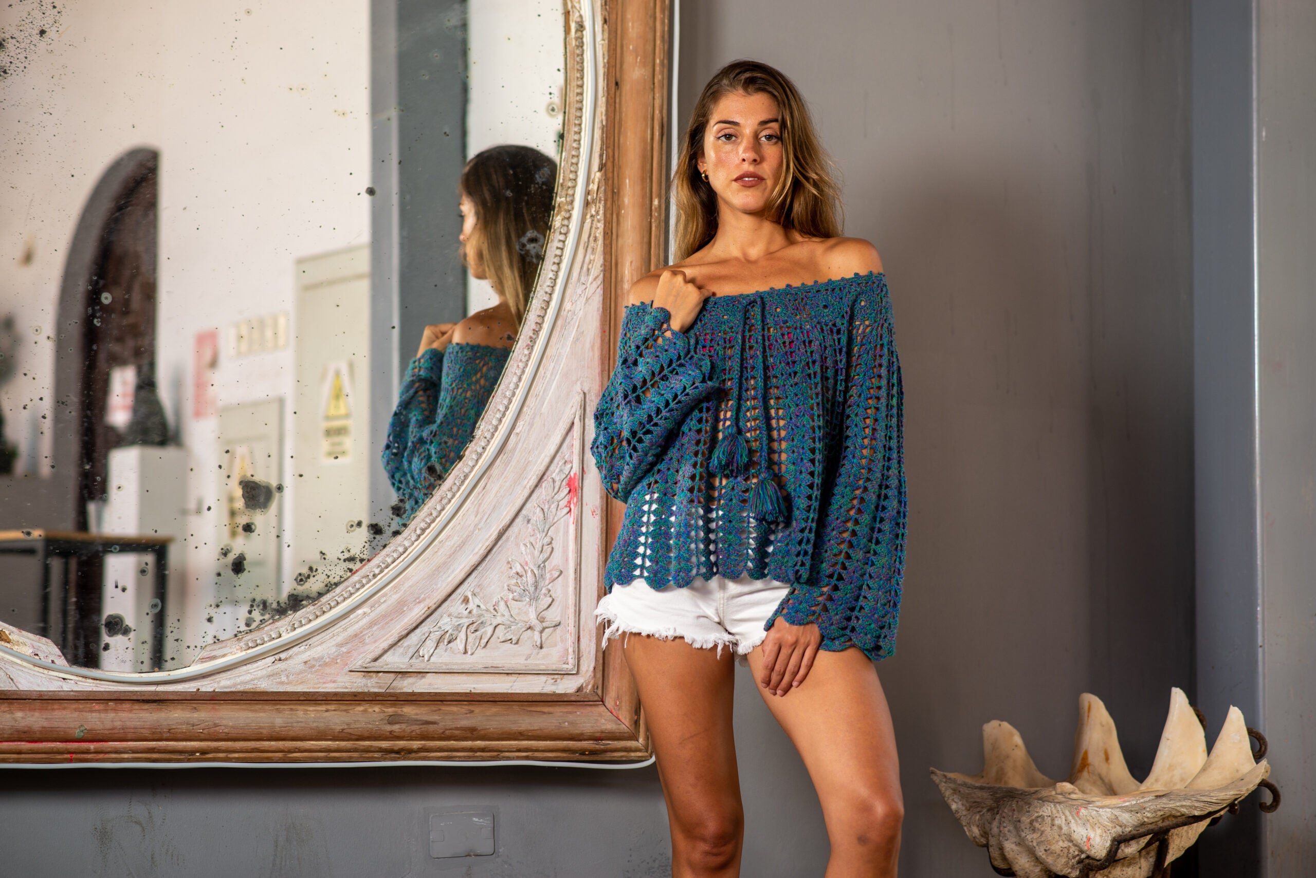 Chompa Diana Azul
